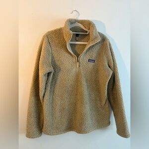 Patagonia 1/4 zip Teddy womens L